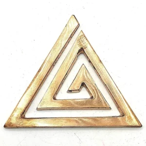 Copper Vastu Helix for South-East Vastu Dosh Nivaran Missing Corner & Cuts Home, Bedroom, Kitchen & Entrance (1pc)1 PovTaka