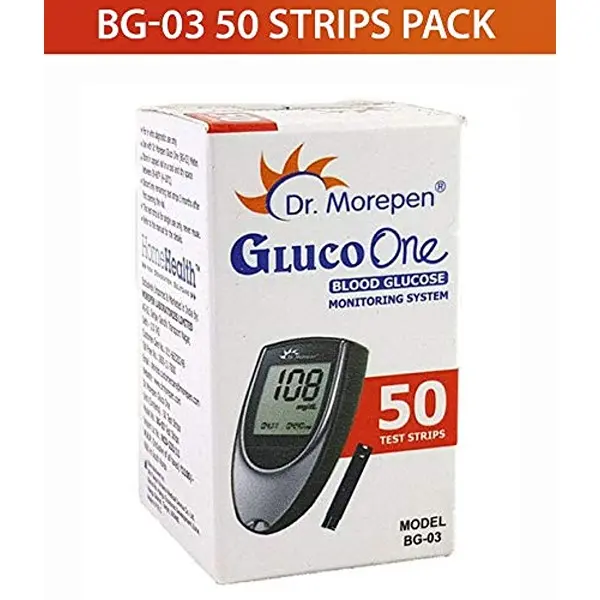 DR. MOREPEN BG-03 50 Test Strips With AmbiTech 50 Round Lancets2 PovTaka