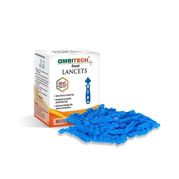 DR. MOREPEN BG-03 50 Test Strips With AmbiTech 50 Round Lancets3 PovTaka
