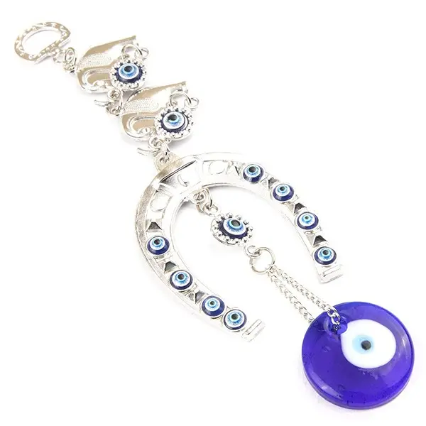 Feng Shui Vastu Horse Shoe Evil Eye Door Car Hanging Nazar Suraksha 1 PovTaka