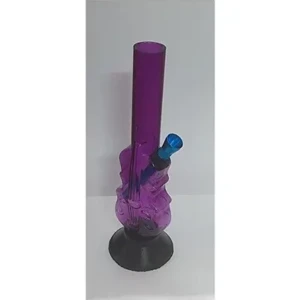 Highly Durable New Guitar Design Glass Bong Smoking Hookah Bongs (Purple)