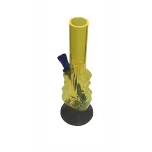 Highly Durable New Guitar Design Glass Bong Smoking Hookah Bongs (Yellow)1