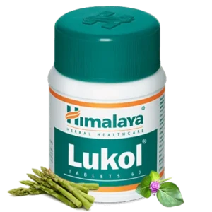 Himalaya Herbal Lukol 60 TABLETS that combats leukorrhea & PID causing fungi