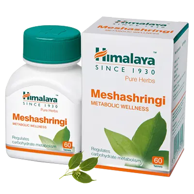Himalaya Herbal Meshashringi TABLETS 60tab Helps prevent fatty acid accumulation