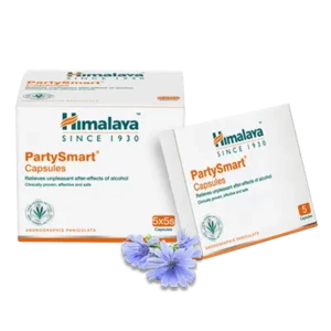 Himalaya Herbal Party Smart Capsules 25cap Relieves unpleasant after-effects of alcohol