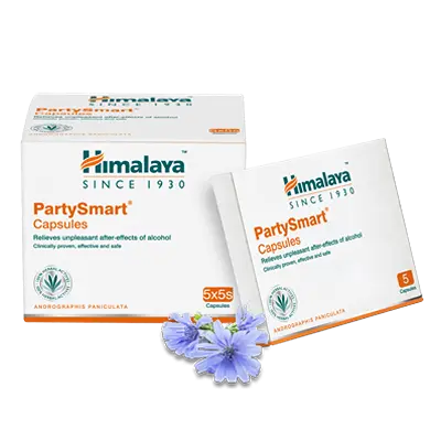 Himalaya Herbal Party Smart Capsules 25cap Relieves unpleasant after-effects of alcohol