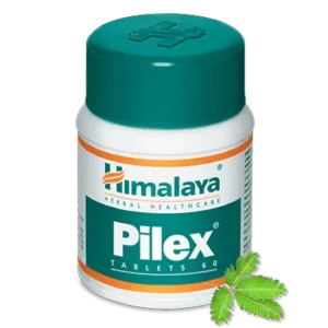 Himalaya Herbal Pilex 60 tablets relief from rectal bleeding, pain, and itchiness