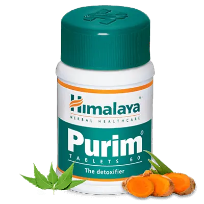Himalaya Herbal Purim 60 Tablets The natural therapy for healthy skin