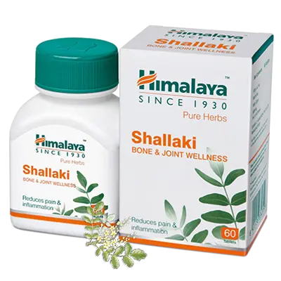 Himalaya Herbal Shallaki TABLETS 60tab Improves joint function and alleviates arthritic pain