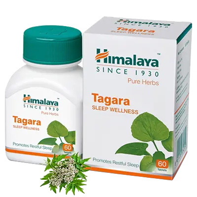 Himalaya Herbal Tagara TABLETS 60tab Calms the mind and enhances sleep