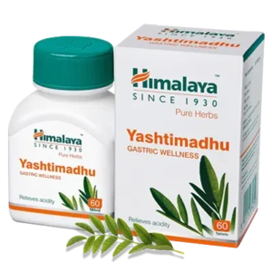 Himalaya Herbal Yashtimadhu TABLETS 60tab relief from uneasiness due to acidity