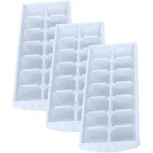Ice Cube Tray for Freezer ,14 Cube,White, 3 Pieces1