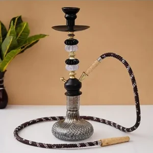 Premium Designer Black Russian Style Hookah Set (18.50 Inch)