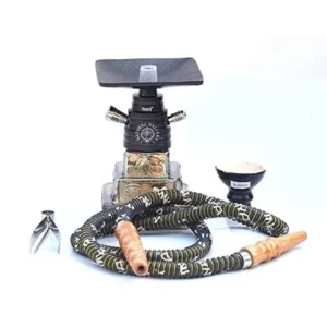 MYA TUT Hookah Black Seesha Hukha Set (10 Inches)