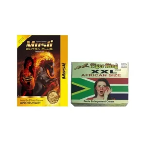 Pack of 10 Musli Extra Plus Capsule & Tiger King XXL Cream 25gm