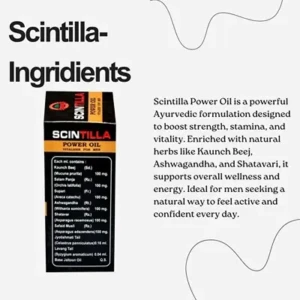 Pack of Scintilla Power Oil 15ml & Super Sonic 4 Capsule