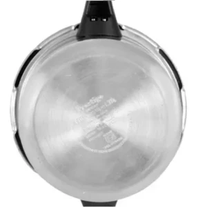 Prestige Popular Aluminium Pressure Cooker with Outer Lid, 20 Litres, Silver