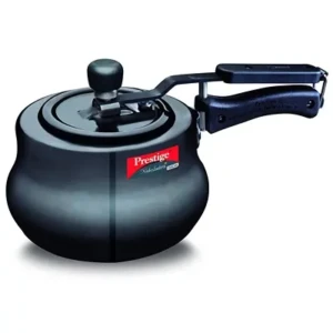 Prestige Svachh Nakshatra Plus Hard Anodised Aluminium Inner Lid 3 Litre Pressure Handi, Black1