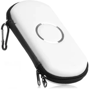 SONY PSP 1000 2000 3000 Slim Carry Case Cover Bag Game Pouch White1