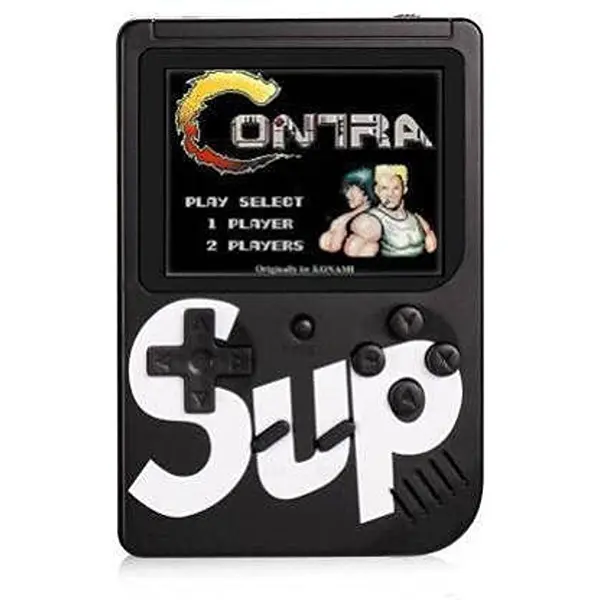 SUP Game 400 in 1 Retro Game Box Console Handheld Video Game Box with TV Output Mario Handheld Gaming Console (Black)1