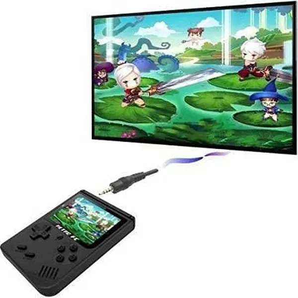 SUP Game 400 in 1 Retro Game Box Console Handheld Video Game Box with TV Output Mario Handheld Gaming Console (Black)5