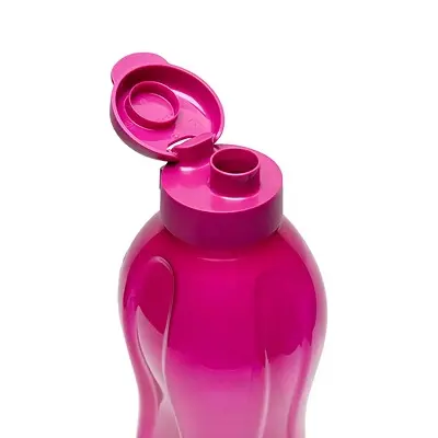 Tupperware Aquasafe Eco Plastic Bottle, 2L, Set of 2, Purple, color may vary3