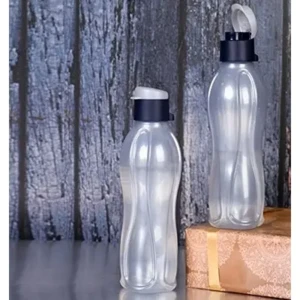 Tupperware Eco 750 ml flip top bottle set of 2pc - Silver1