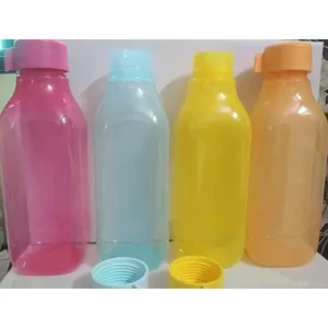 Tupperware. Eco water bottle 1 litre capacity square shape 4pcs