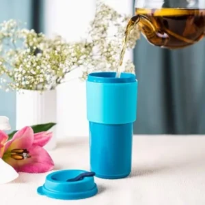 Tupperware Plastic Cup – 1 Piece, Blue, 490ml