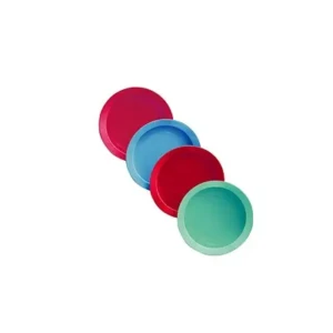 Tupperware Plastic Handy Plate SF4 (Red, Pink, Green, Blue)1