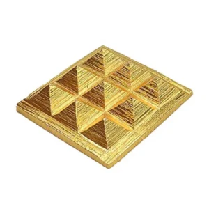 Vastu Copper Pyramid Chip 1 Gold Plated 1 PovTaka
