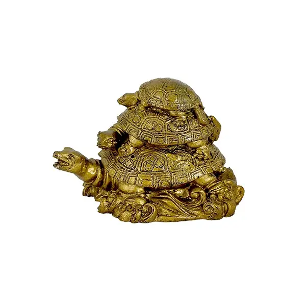 Vastu Feng Shui Triple Tortoise Turtle Family for Home2 PovTaka