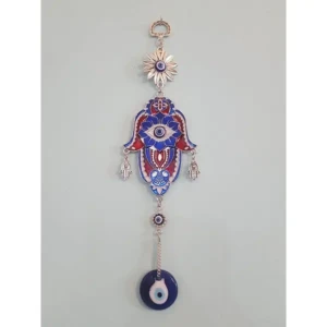 Vastu Shubharambh Eye with Meena Work Evil Eye Hanging for Protection, Good Luck Charm and Positivity at Office and Home