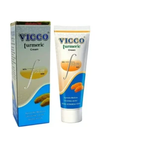Vicco Turmeric Cream with Foam Base - Ayurveda Face Wash 70gm1 PovTaka