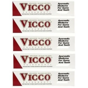 Vicco Vajradanti Herbal Tooth Paste 200g X 6 Pack For Gums&Teeth1 PovTaka