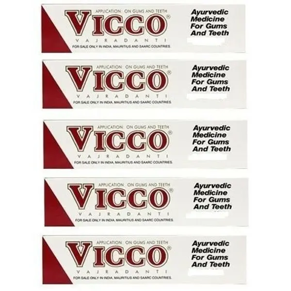 Vicco Vajradanti Herbal Tooth Paste 200g X 6 Pack For Gums&Teeth1 PovTaka
