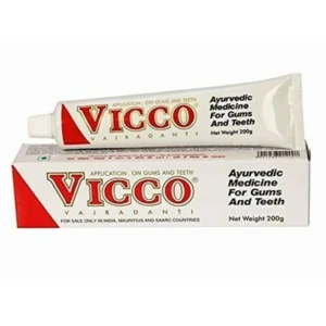 Vicco Vajradanti Herbal Tooth Paste 200g X 6 Pack For Gums&Teeth