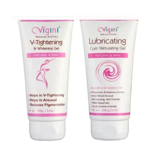 Vigini Combo V-Tightening & Whitening Gel + Lubricating Cum Stimulating Gel 100gm 1