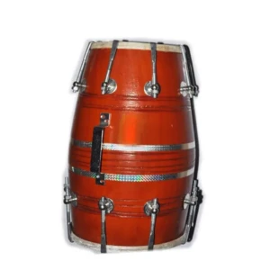Wooden Dholak Nut 18″ Dholki Punjabi Instrument 18Inch