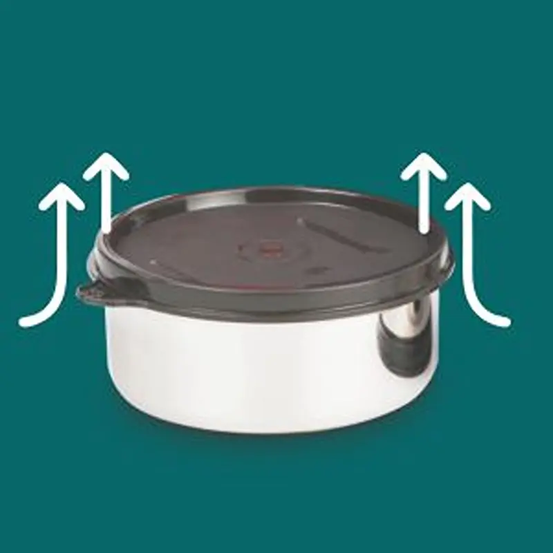 Signoraware Executive Stainless Steel Lunch Box Set, Set of 4, Blue3